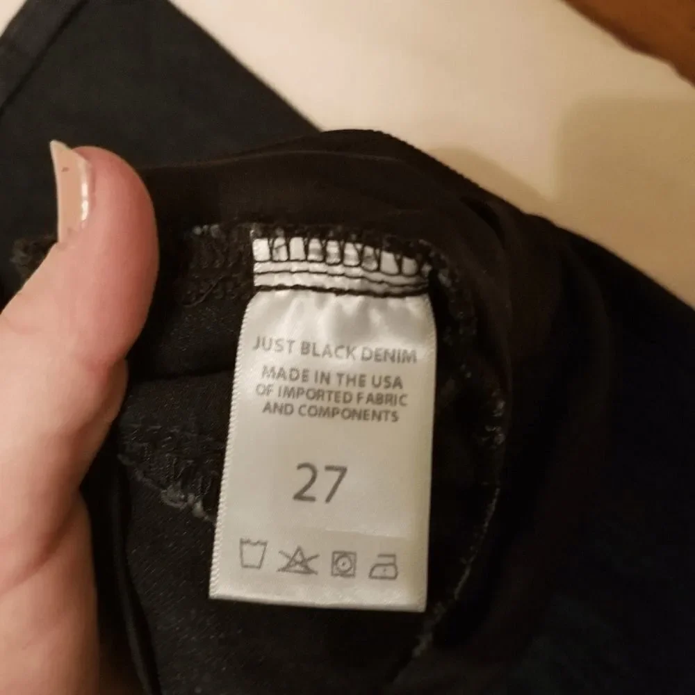 Just Black‎ Denim Maternity 27 Full Panel Jeans